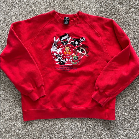 Vintage 90s Warner Bros Looney Tunes Crewneck - Picture 1 of 6